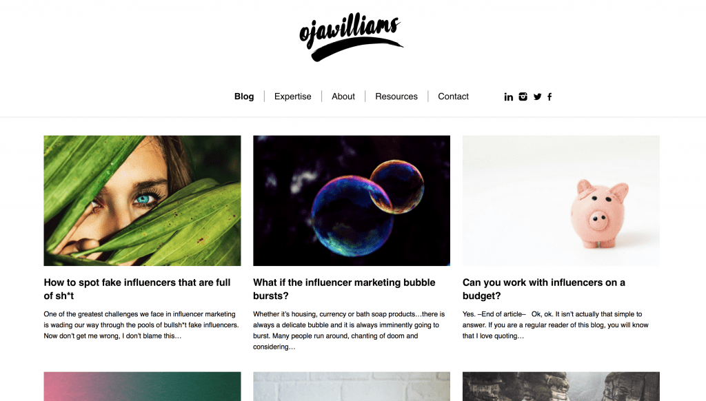 ojawilliams influencer marketing blog ojawilliams influencer marketing blog